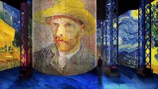 Van Gogh la nuit étoilée à l’Atelier des Lumières [upl. by Vashtee]