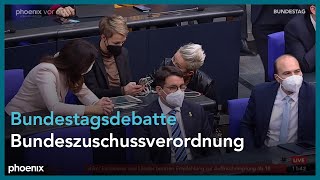 Bundestagsdebatte zur Bundeszuschussverordnung 2022 am 181121 [upl. by Rovelli]