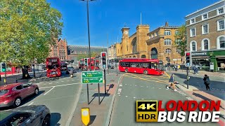 LONDON Bus Ride 🇬🇧  Route 259  Kings Cross Station to Edmonton  Journey to North London ⤴️ [upl. by Ynohta]