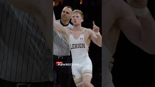 Ryan Crookham of Lehigh gets the 42 decision victory over Braeden Davis of Penn State 💪 [upl. by Cutlip]