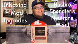 WHO YOU GONNA CALL GHOSTBUSTERS Hasbro Spengler’s Neutrona Wand Unboxing  Mods Upgrade [upl. by Ynaffik]