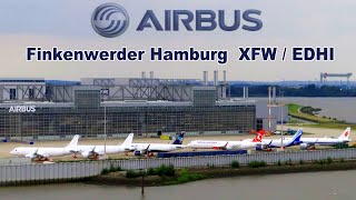 Airbus Factory at Finkenwerder Hamburg Germany XFW  EDHI [upl. by Islehc602]