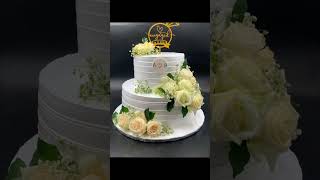 Wedding cakes cake shortsfeed birthdaycake wedding [upl. by Brantley]