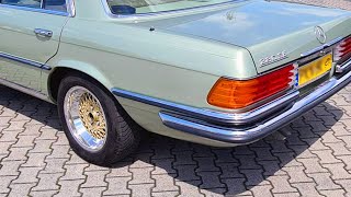 w116 MercedesBenz 280 SE beginning of Sclass 1978 [upl. by Anallij]