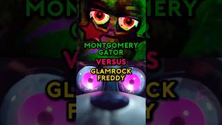 Montgomery Gator Vs Glamrock freddy edit fnaf vsbattle [upl. by Mullane]