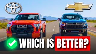 Tundra TRD Pro vs Silverado 1500 ZR2  ¿Which is better [upl. by Ecniuq]