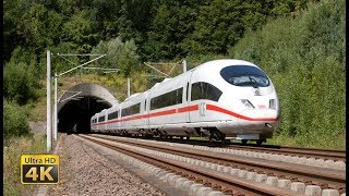 Feel the 300kmh  Germany ICE High speed trains  Frankfurt  Köln 4K [upl. by Clough555]