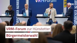 VRMForum zur Bürgermeisterwahl in Hünstetten [upl. by Fendig6]