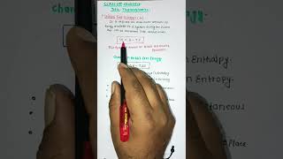 Gibbs Free Energy Explained in Minutes thermodynamics Class 11 chemistry neet shorts [upl. by Allistir]