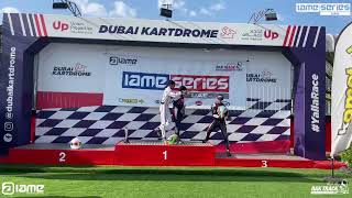 IAME Series UAE Round 1 Podium  2024  2025 [upl. by Prisilla]