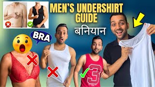 Undershirt Guide For Men  Types of Undershirt  Wear The Correct Undershirt  ANKIT TV [upl. by Fachan]