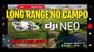 Long Range com o Drone DJI NEO longe da Cidade [upl. by Yddub]