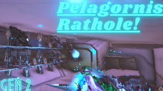 ❄️Secret PELAGORNIS Rathole Raid On Gen 2 ❄️  Official Small Tribes PVP Ark PS4 Raid [upl. by Janna]