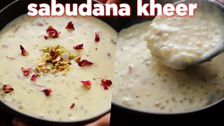 How To Make Sabudana Kheer Recipe [upl. by Emelita]