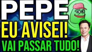 🚨URGENTE  VOCÊ PRECISA VER ISSO PEPE COIN AGORA [upl. by Machos498]