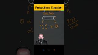 Poiseuilles Equation physics jee neet [upl. by Cryan]