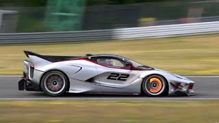 Ferrari F1 FXXK Evo 599XX Evo FXX Brutal Downshifts amp glowing brakes [upl. by Craggie792]