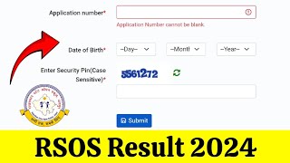 RSOS Result 2024 Class 10th 12th Marksheet Download at rsosrajasthangovin [upl. by Yesak756]