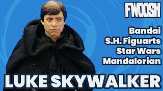 SH Figuarts Mandalorian Luke Skywalker Season 2 Bandai Disney Action Figure Review [upl. by Annohsal]