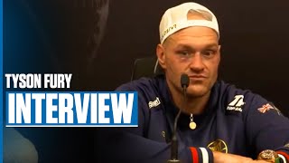 Tyson Fury IMMEDIATE Reaction at PostFight Press Conference [upl. by Tse]