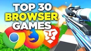 TOP 30 FREE Browser Games 2021  2022  NO DOWNLOAD io Games [upl. by Medlin]