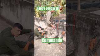 Happy Deepavali 🪔 army blackpanthercommando commandos blackcommando attitude commando [upl. by Justis]