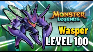 Wasper Level 100 Legendary Monster Legends [upl. by Porter]