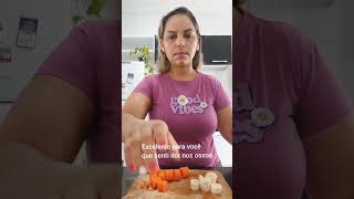 Vitamina deliciosa e com vários benefícios receita receitafácil receitasaudável vitaminas [upl. by Nadoj]