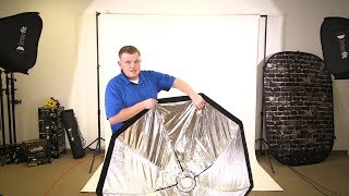 How To Set Up a Foldable Softbox [upl. by Blandina]