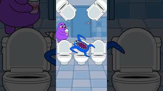 Nabnab trapped in Skibidi toilet  Garten of Banban Game Animation [upl. by Markman]