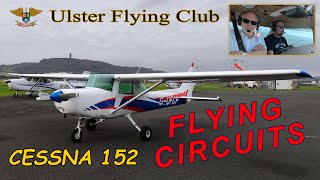 Flying Circuits at Ulster Flying Club with Cessna 152 [upl. by Arabela782]