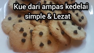 cara membuat kue ampas kedelai  resep kue ampas kedelai [upl. by Arnaud]