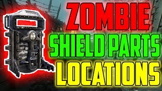 ALL ZOMBIE SHIELD PART LOCATIONS ORIGINS Call of Duty Black Ops 3 Zombies Chronicles [upl. by Razaile136]