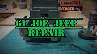 GI JOE JEEP REPAIR BASIC BUILDS [upl. by Ahtelrac]