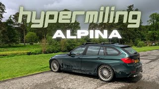 Hypermiling Alpina  how far can we go on 1 tank [upl. by Ahsatniuq995]