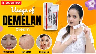 Demelan Cream  Best Pharmacy Cream For Dark Spots and Pigmentation  Glycolic Acid  skincare [upl. by Yeleen50]