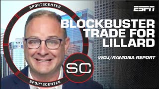 Woj details Damian Lillards trade to the Bucks 👀  SportsCenter [upl. by Koppel]