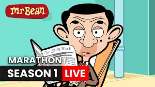 🔴 Mr Bean Cartoon Marathon  Mr Bean Animated Series [upl. by Gusti246]