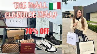 THE MALL LUXURY OUTLET GUCCI PRADA SHOPPING SALE  WITH PRICES  FLORENCE ITALY [upl. by Fridell562]