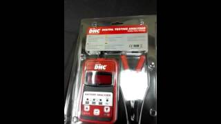 DHC BT111 Digital Battery Tester Code 1149 [upl. by Pergrim115]