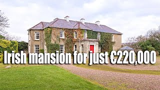 Irish mansion on sale for just €220000 what’s the catch [upl. by Teillo]