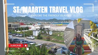 Solo Trip to Sint MaartenSt Martin  Island Tour  Maho Beach Experience [upl. by Icken]