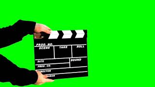 clapboard  green screen [upl. by Barncard893]