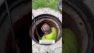 Roaches Crawl Over Manhole Worker shorts [upl. by Anekam]