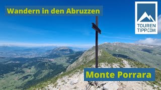 Abruzzen Wanderung Monte Porrara  tourentippcom [upl. by Mohl]