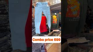 Combo price 699  baggy Jeans down shoulder Tshirt  shorts fashionstyle [upl. by Neelhtac797]