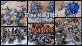 WarhammerTuesday Grey Knights Vs Drukhari [upl. by Northrup]