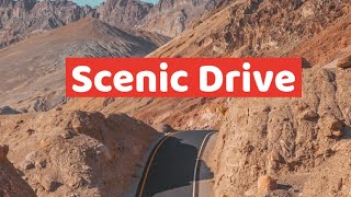 Scenic drive in Death Valley national park in California [upl. by Imehon763]