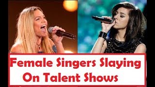 Female Singers Slaying High Notes On Talent Shows [upl. by Monney]