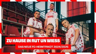 FCHeimtrikot 202425 Zu Hause in Rut un Wiess  1 FC Köln [upl. by Perusse]